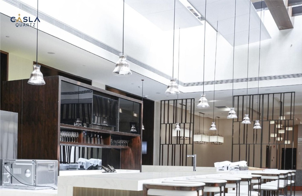 Kinh nghiệm chọn đá ốp lát cho quầy bar, quầy pha chế trong nhà hàng, quán cà phê