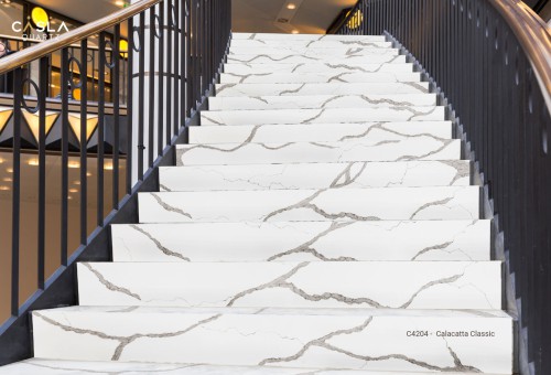 Top 5 mẫu đá ốp cầu thang đẹp từ thương hiệu đá cao cấp Caslaquartz