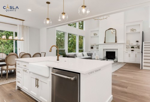 Top 10 mẫu bàn đảo bếp mặt đá đẹp - sang trọng - thông minh