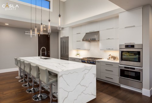 Bàn đảo bếp đẹp: Kinh nghiệm và kích thước tiêu chuẩn cần biết