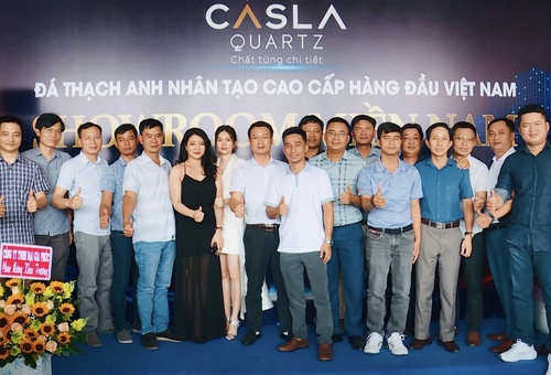 BÙNG NỔ CẢM XÚC TẠI SỰ KIỆN KHAI TRƯƠNG SHOWROOM ĐÁ THẠCH ANH NHÂN TẠO CASLAQUARTZ HỒ CHÍ MINH