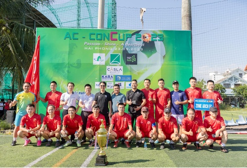 KHAI MẠC GIẢI BÓNG ĐÁ GIAO LƯU “SIÊU CUP TỨ HÙNG AC – CONCUP 2023” CỦA HỘI KTS TRẺ HẢI PHÒNG