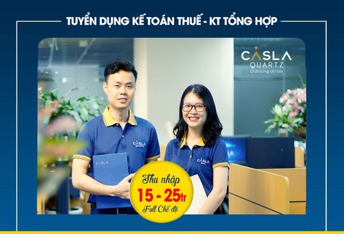 TUYỂN DỤNG NHÂN VIÊN KẾ TOÁN THUẾ / KẾ TOÁN TỔNG HỢP