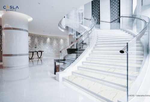 Revealing how to choose the most beautiful artificial stone for stairs