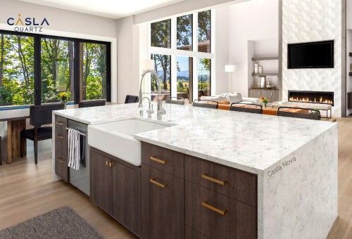 Casla Nova artificial quartz stone – The delicate beauty of nature