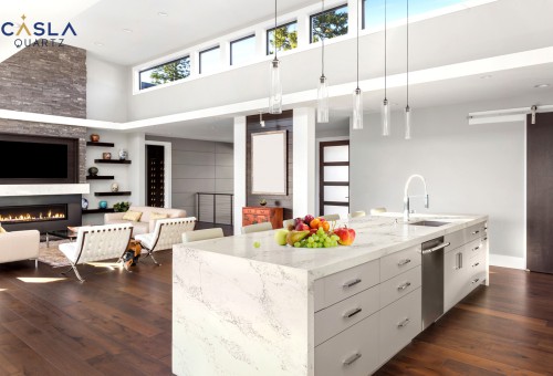 Mario artificial quartz: Bringing autumn aftertaste into modern interior space