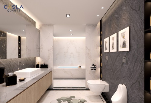 Comparison of popular paving stones for bathrooms - toilets